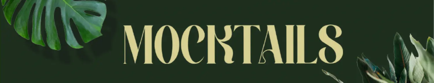Banner Mocktails